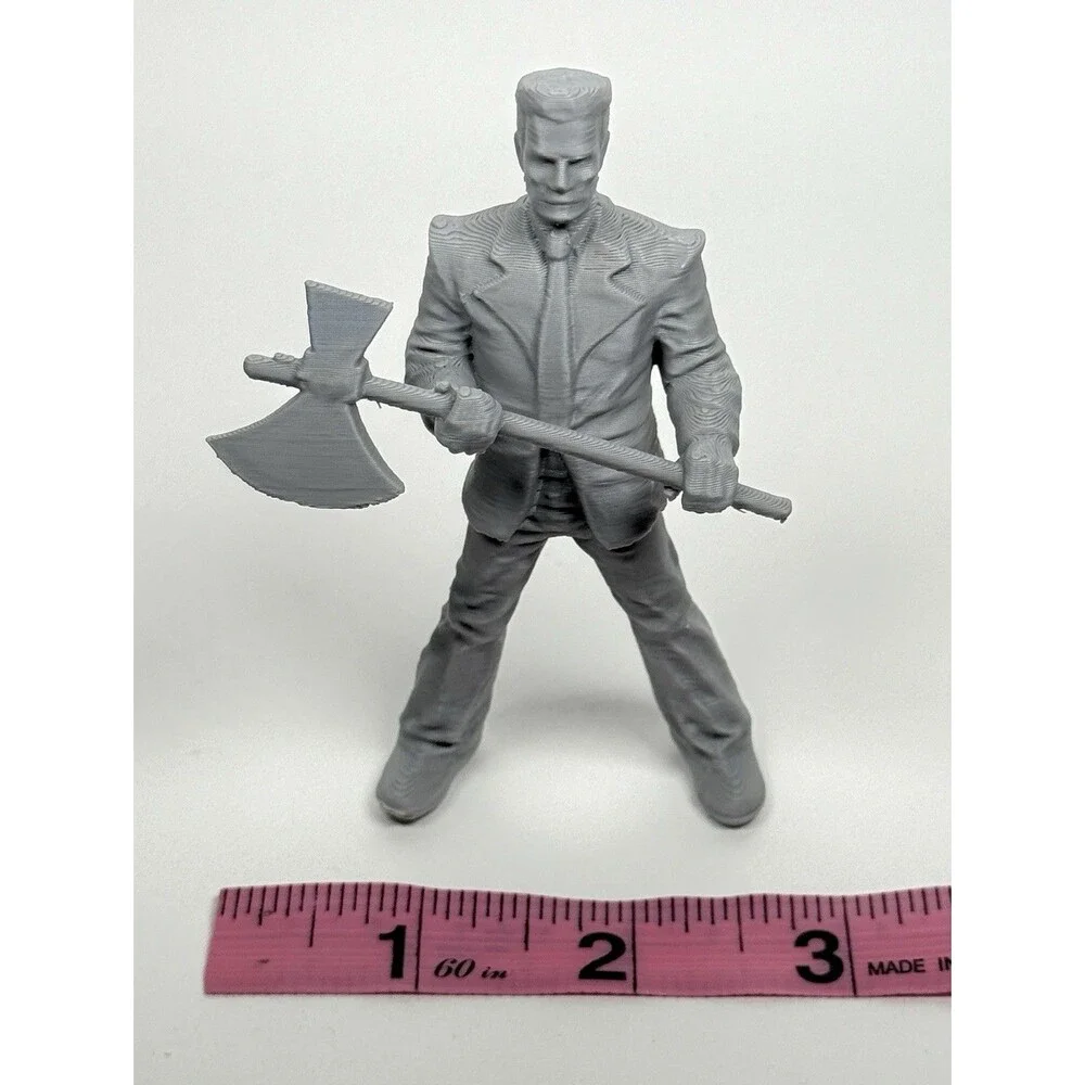Frankenstein Monster With Ax Paintable Toy